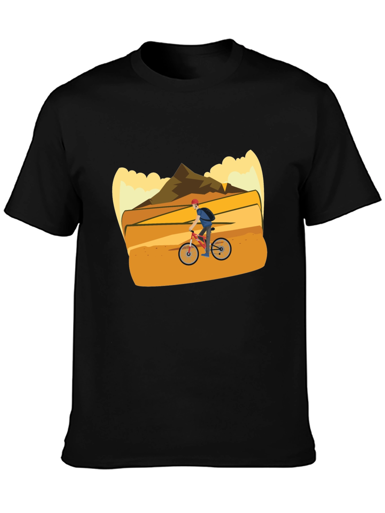 Mountain Biker Graphic Tee - Adventure Ready!