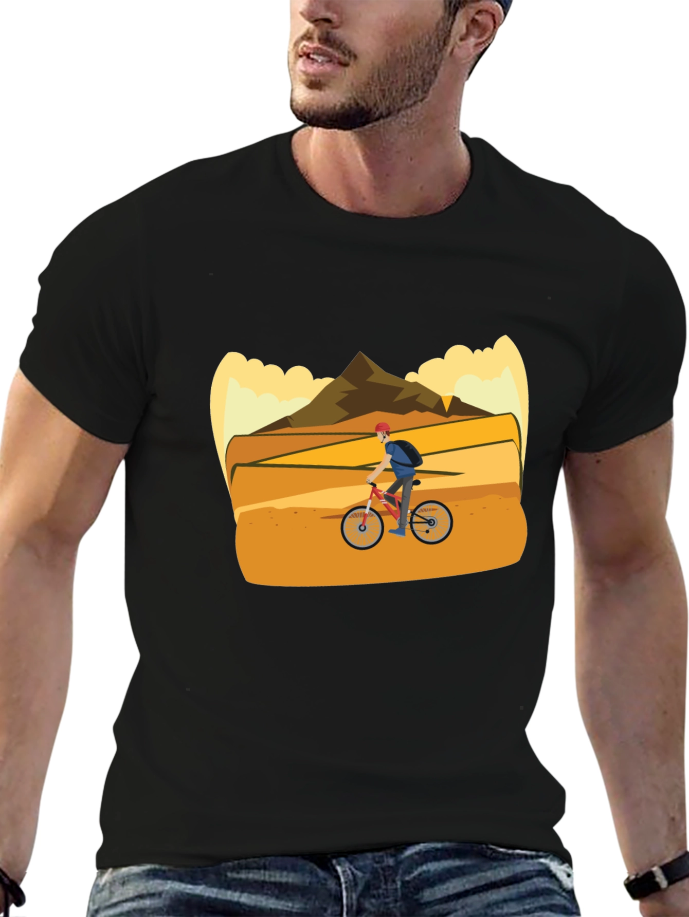Mountain Biker Graphic Tee - Adventure Ready!