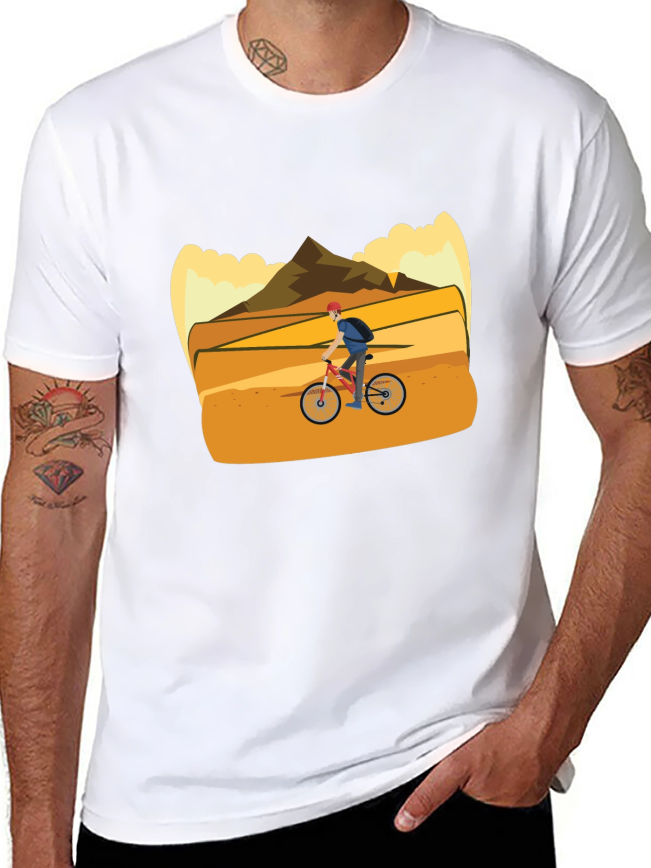 Mountain Biker Graphic Tee - Adventure Ready!