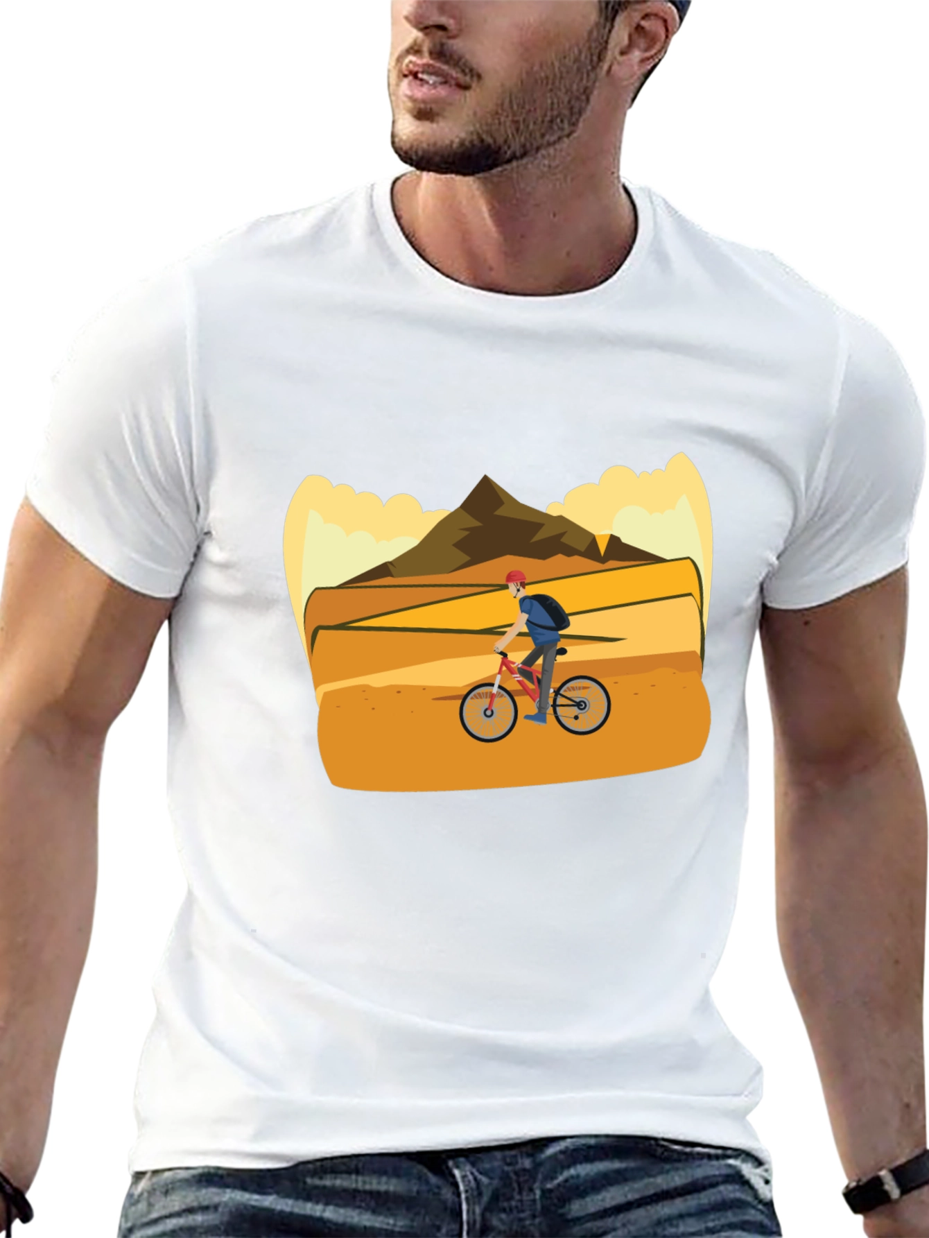 Mountain Biker Graphic Tee - Adventure Ready!