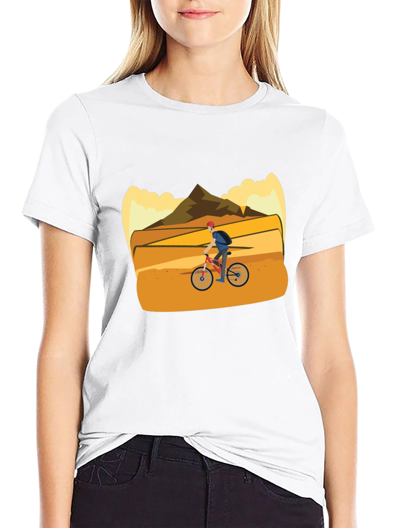 Mountain Biker Graphic Tee - Adventure Ready!