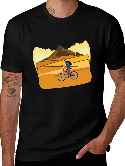 Mountain Biker Graphic Tee - Adventure Ready!
