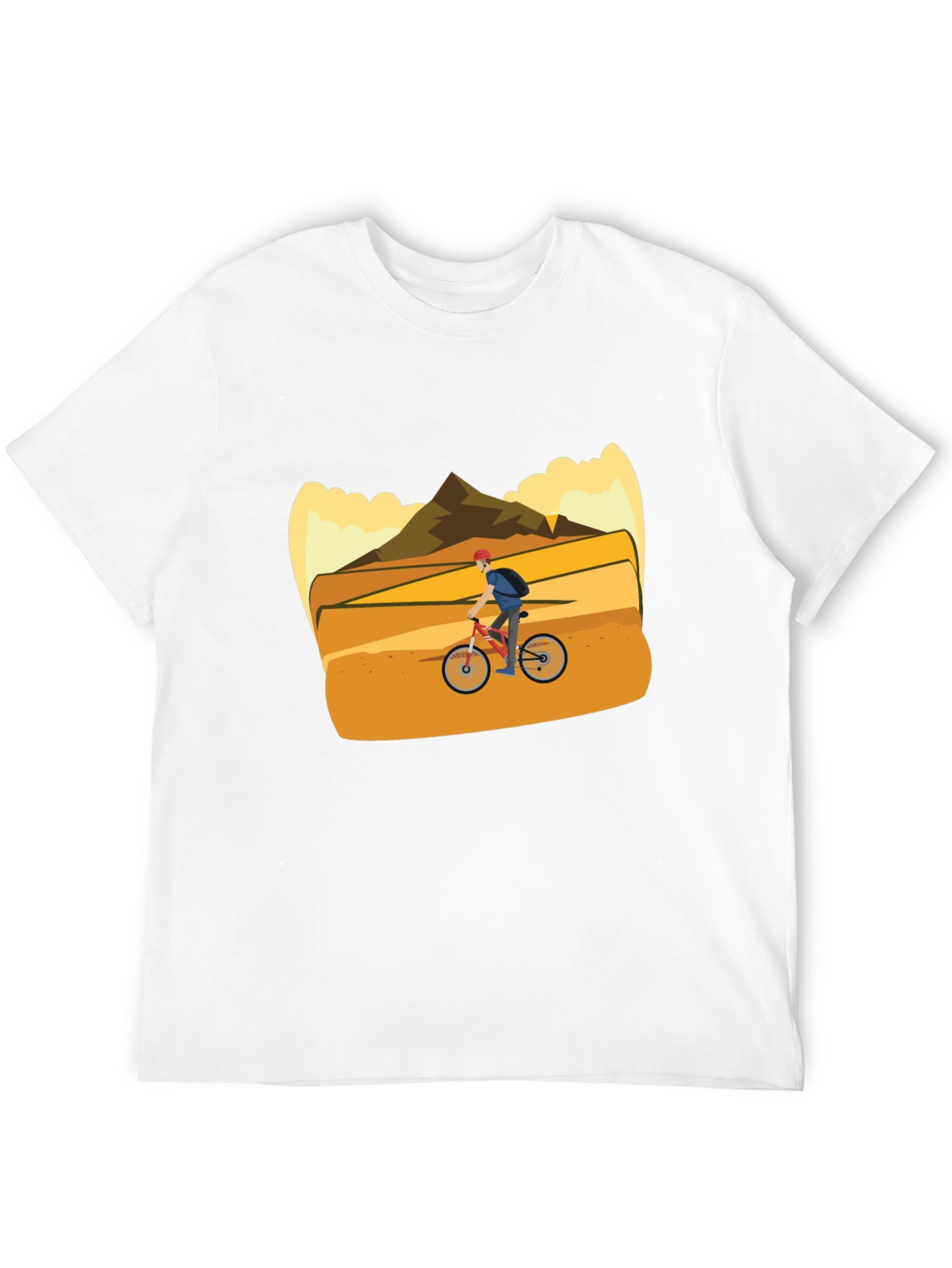 Mountain Biker Graphic Tee - Adventure Ready!