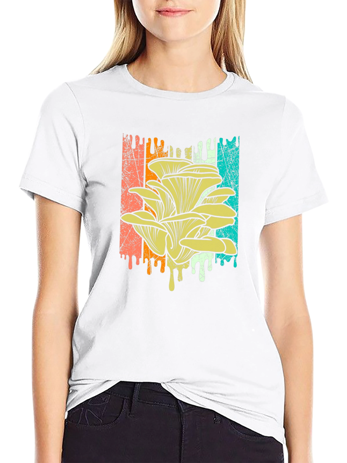 Mushroom Graphic Tee - Retro Style