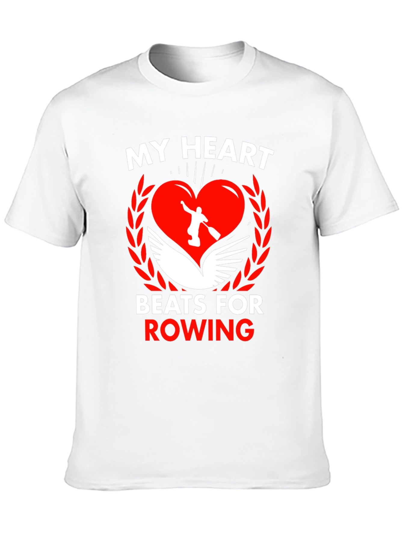 My Heart Beats For Rowing Graphic Tee