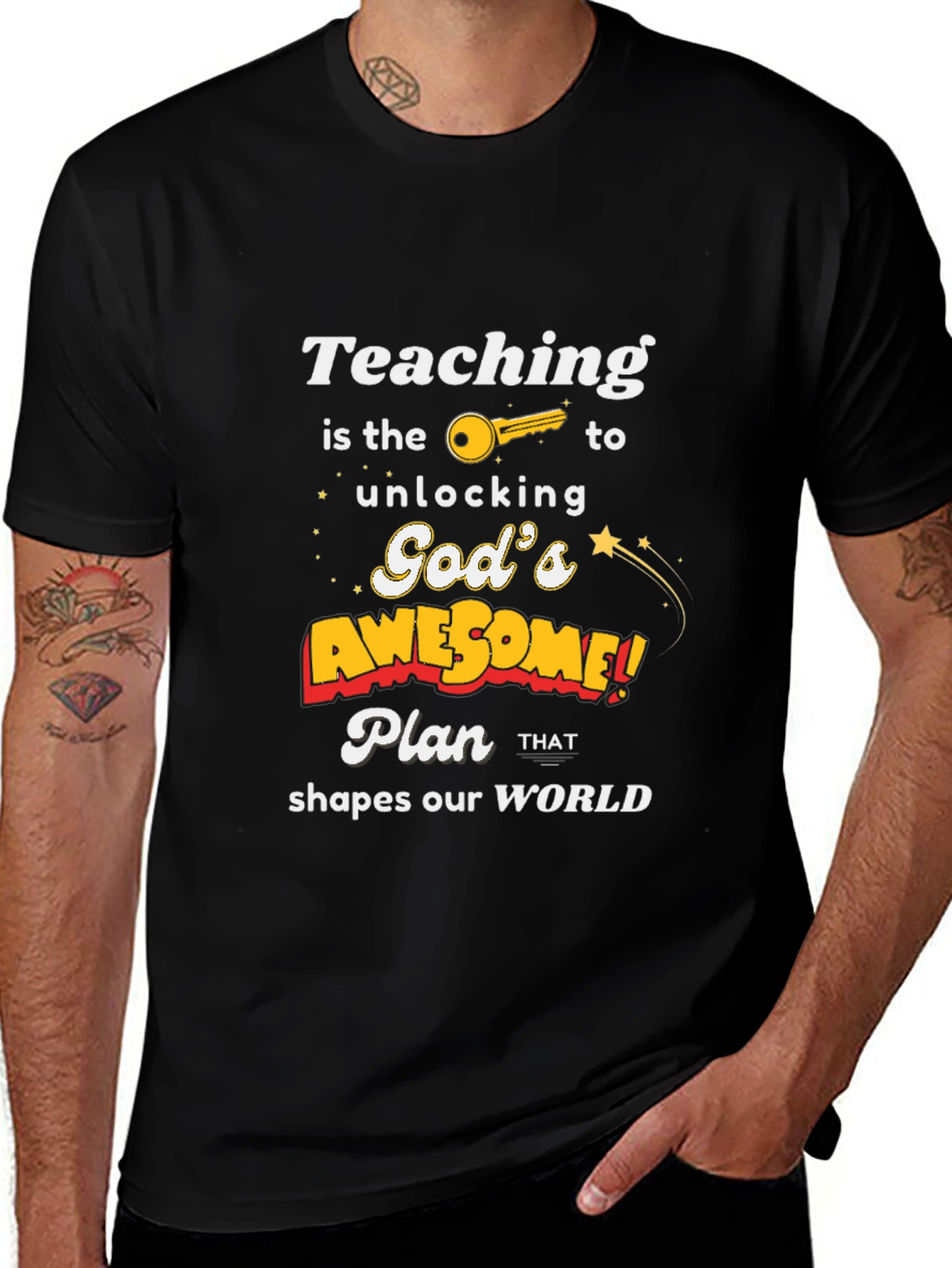 Teaching Unlocks Gods Awesome Plan T-Shirt