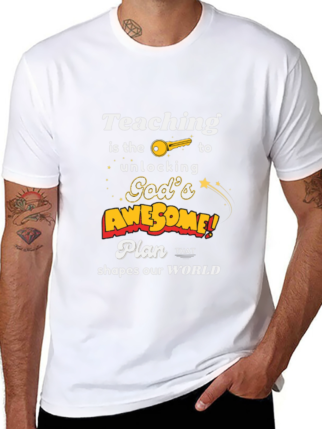 Teaching Unlocks Gods Awesome Plan T-Shirt