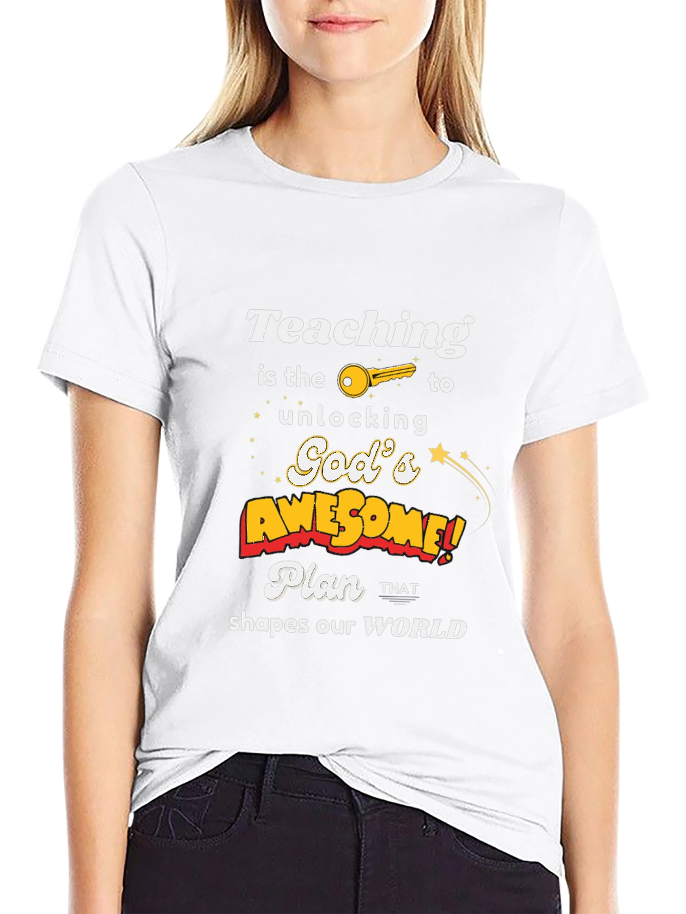 Teaching Unlocks Gods Awesome Plan T-Shirt