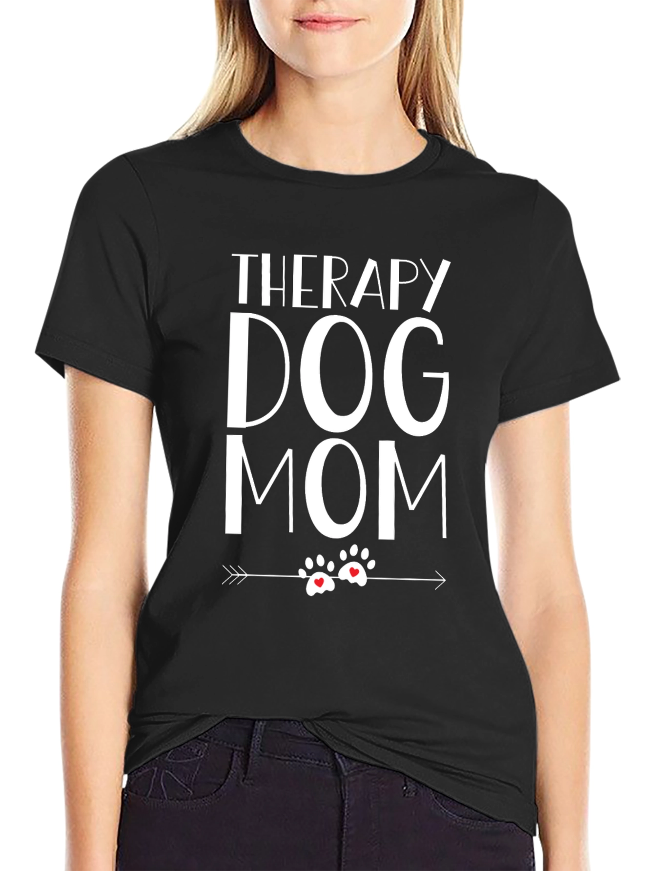 Therapy Dog Mom T-Shirt - Cute Pet Lover Tee