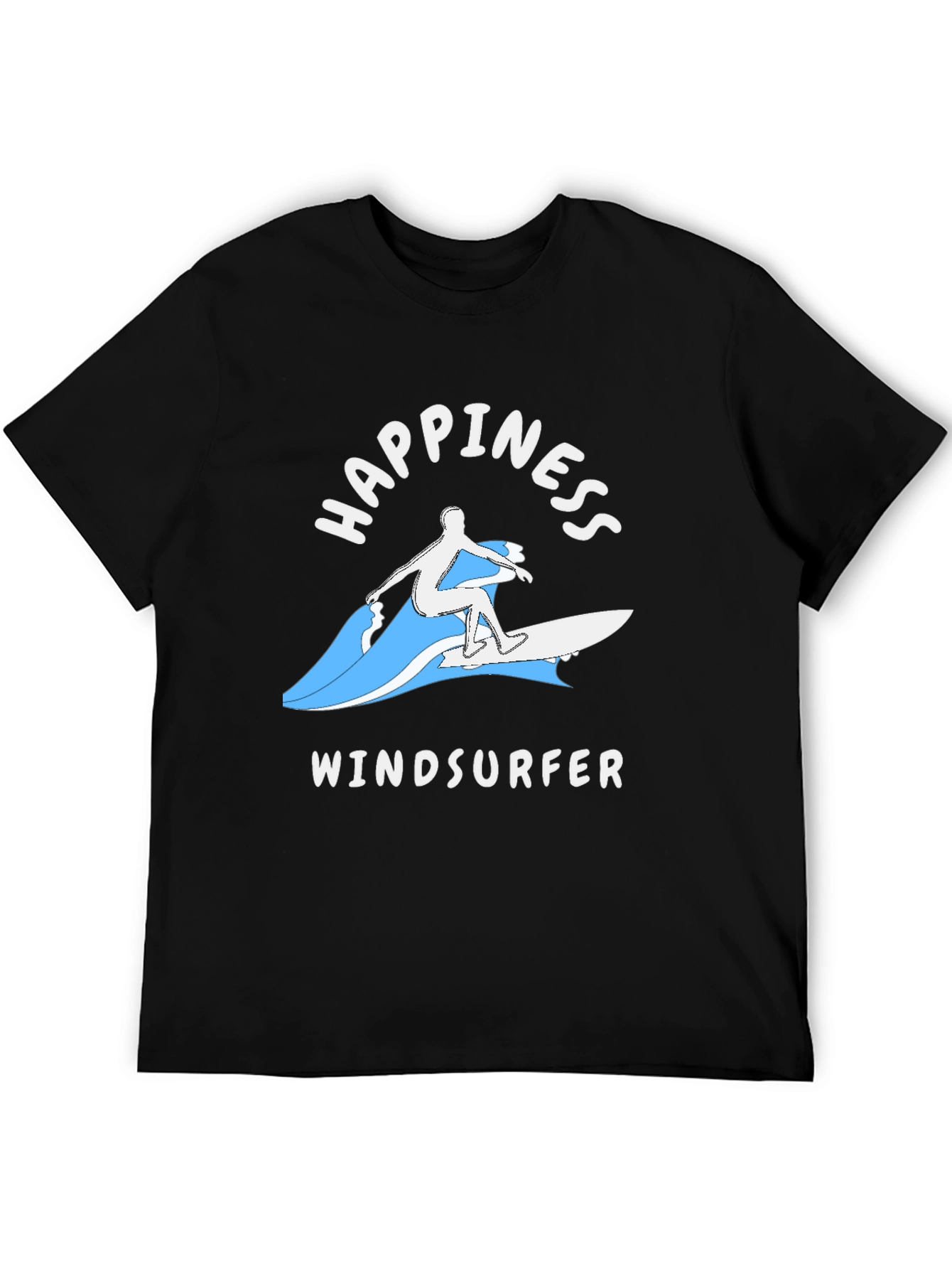 Happiness Windsurfer Graphic T-Shirt