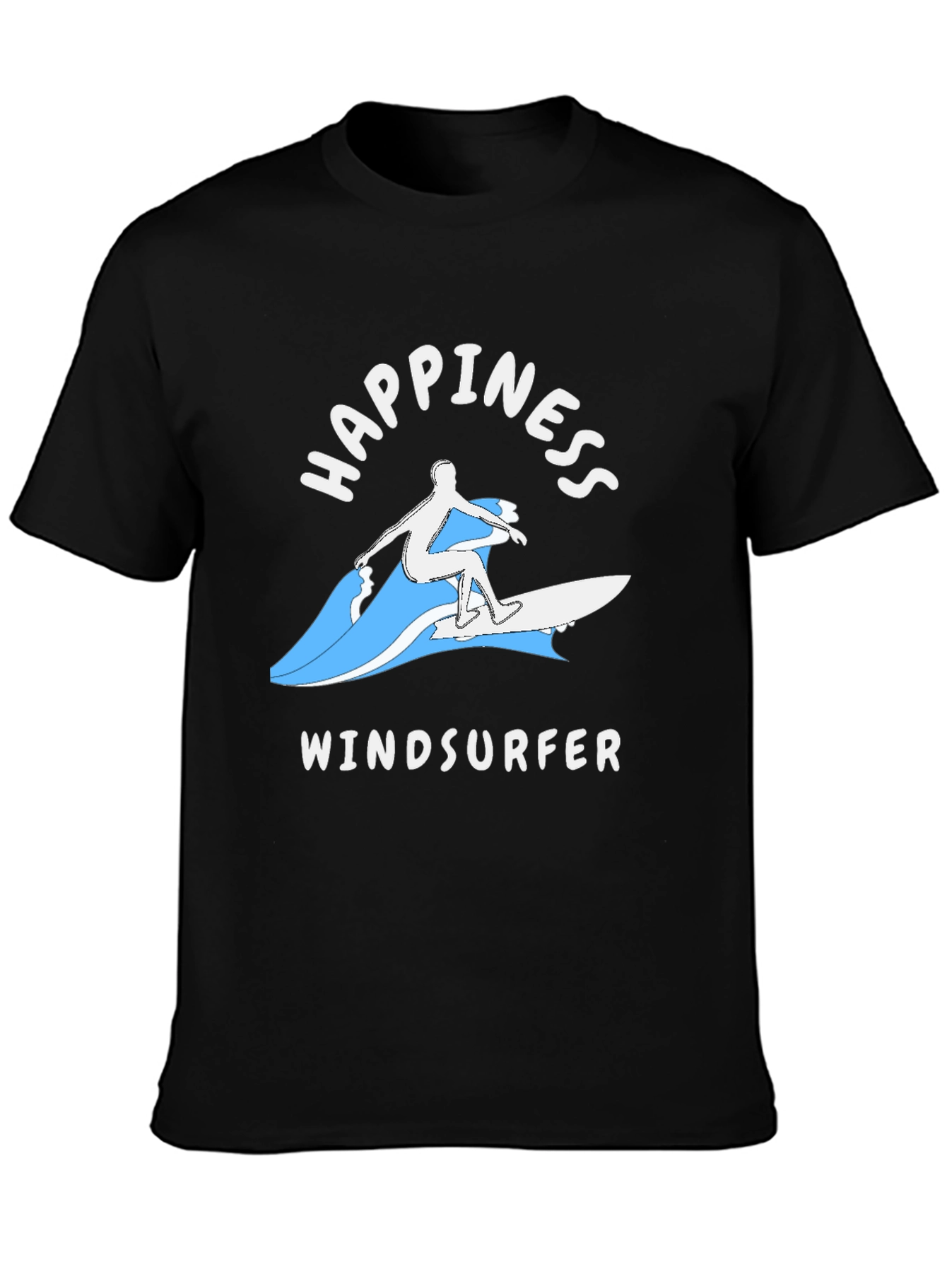 Happiness Windsurfer Graphic T-Shirt