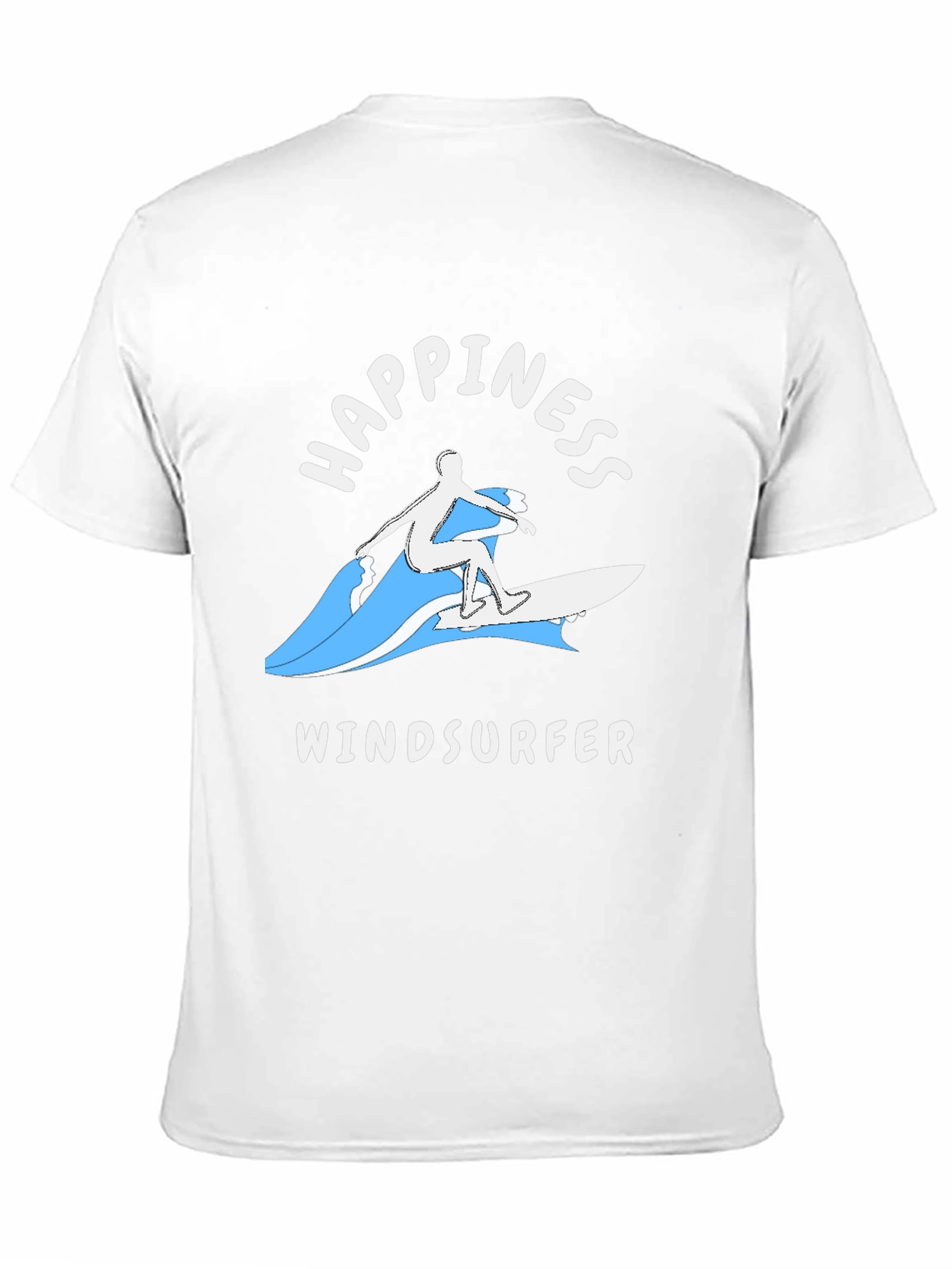 Happiness Windsurfer Graphic T-Shirt