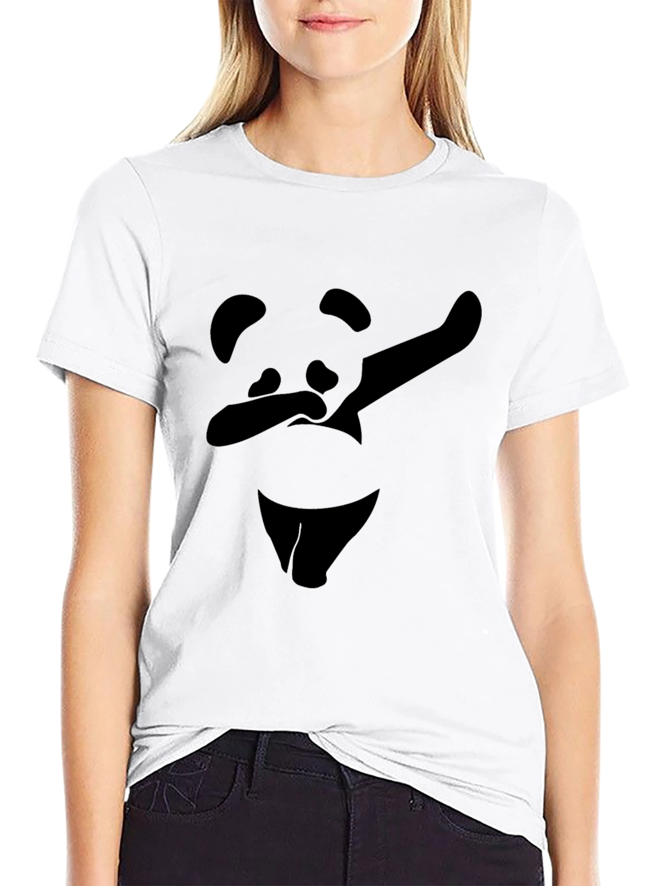 Dabbing Panda Black T-Shirt - Fun Graphic Tee