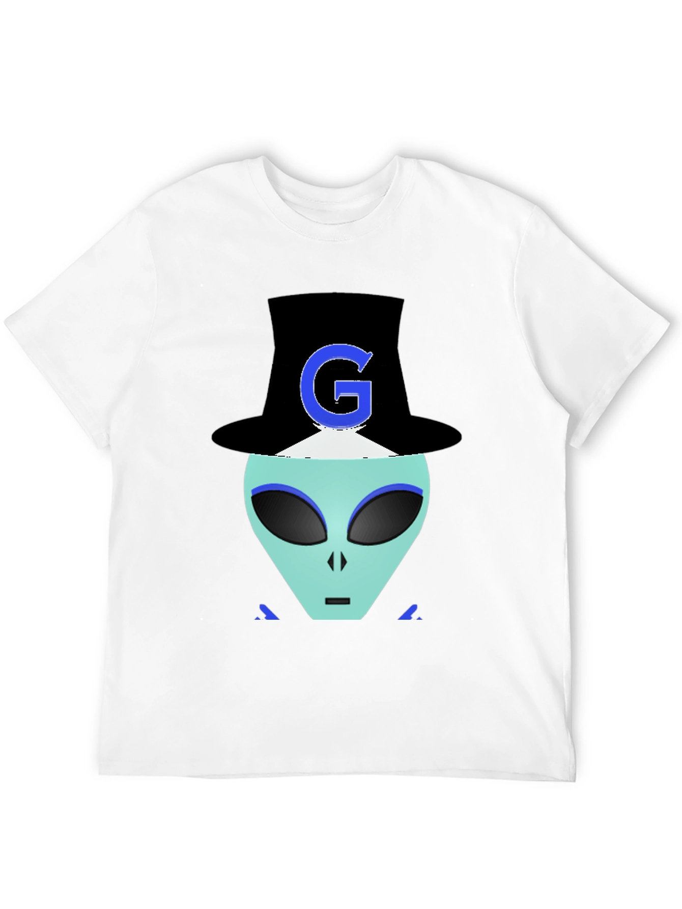 Alien G Top Hat Black T-Shirt