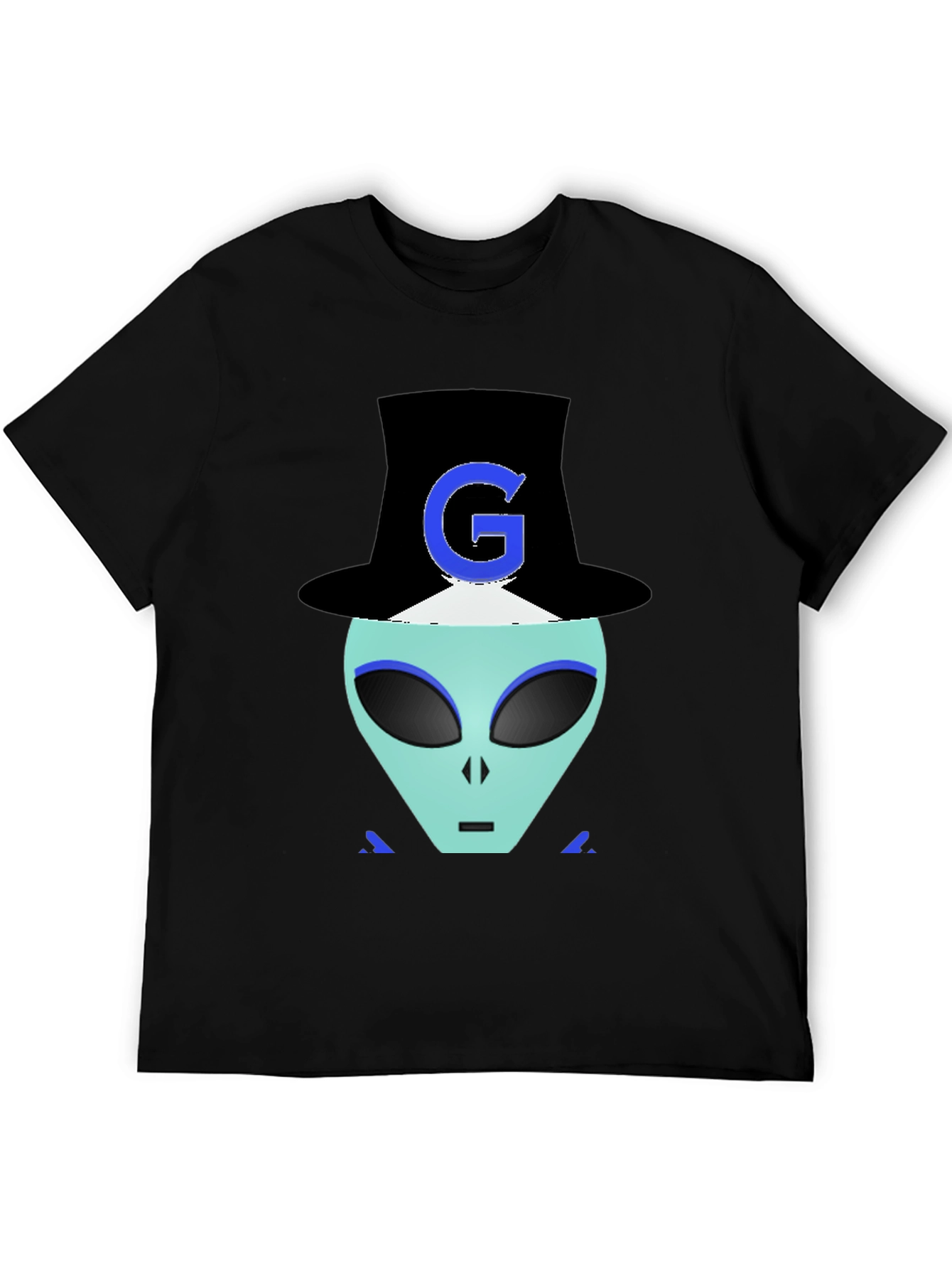 Alien G Top Hat Black T-Shirt