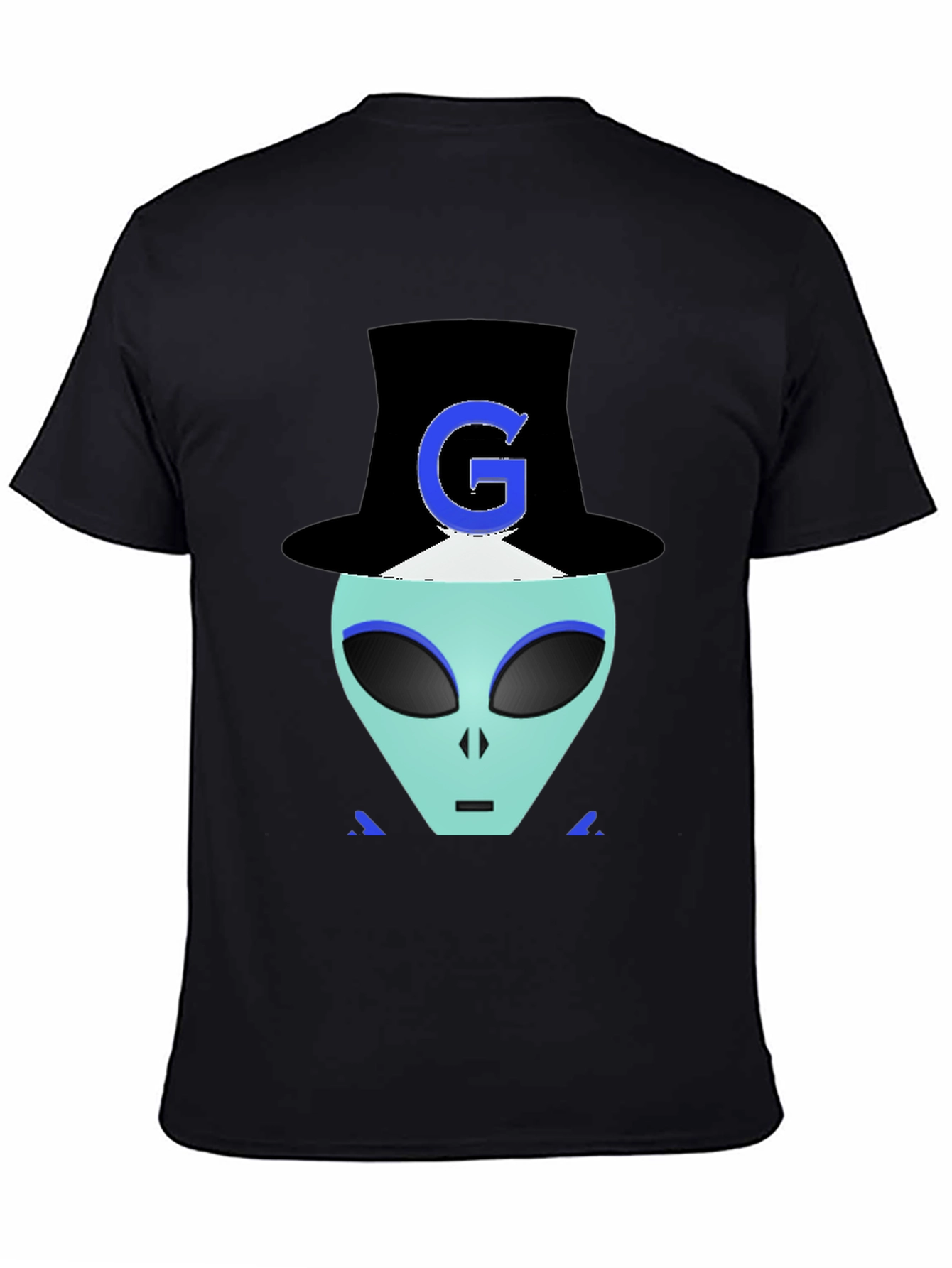 Alien G Top Hat Black T-Shirt