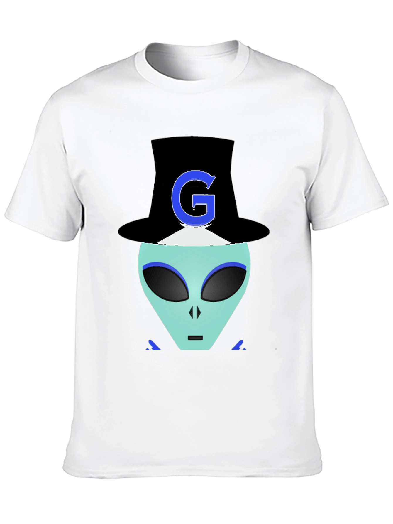 Alien G Top Hat Black T-Shirt