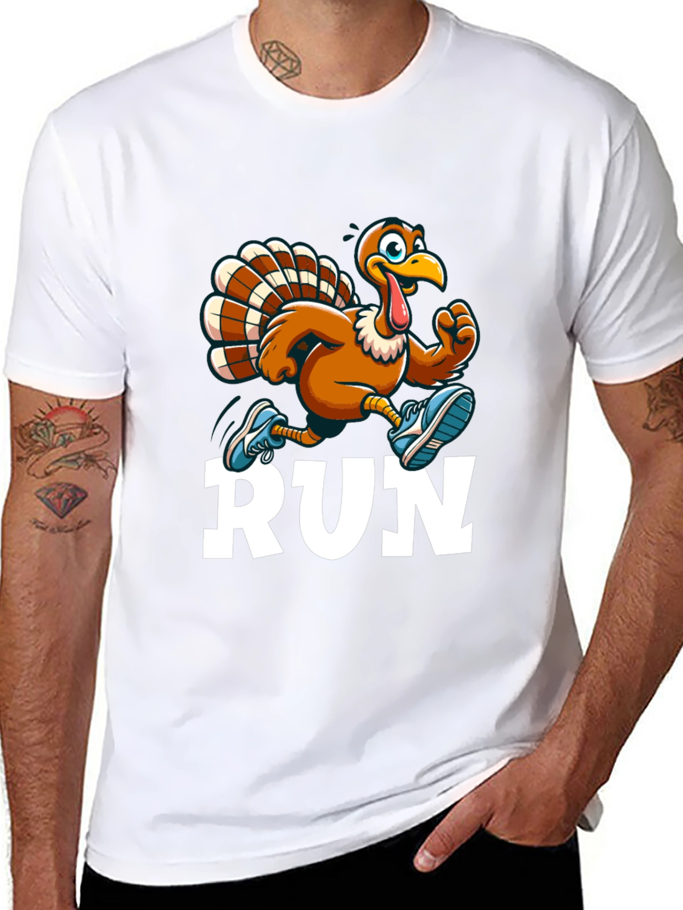 Turkey Trot Run Thanksgiving T-Shirt