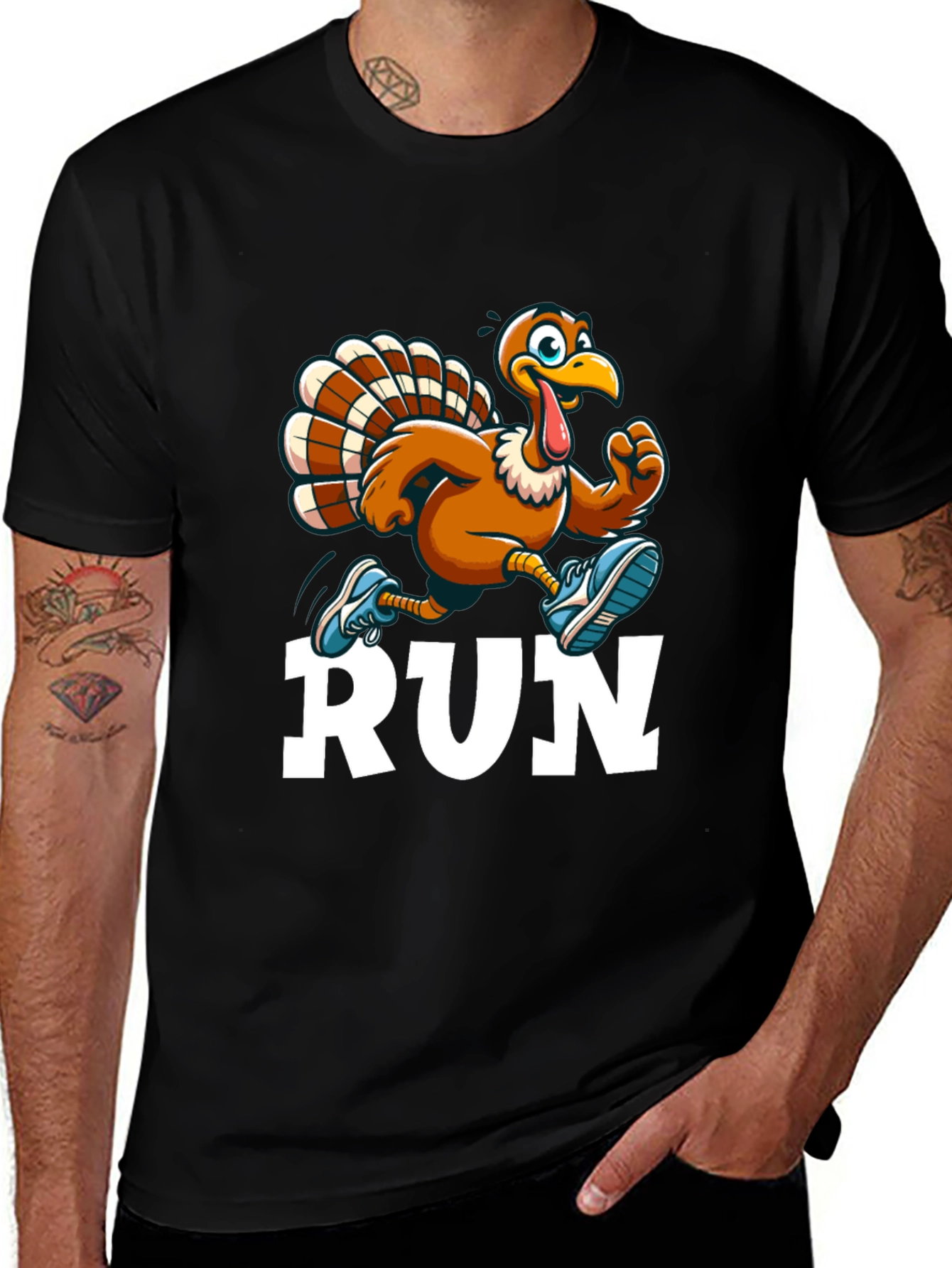 Turkey Trot Run Thanksgiving T-Shirt