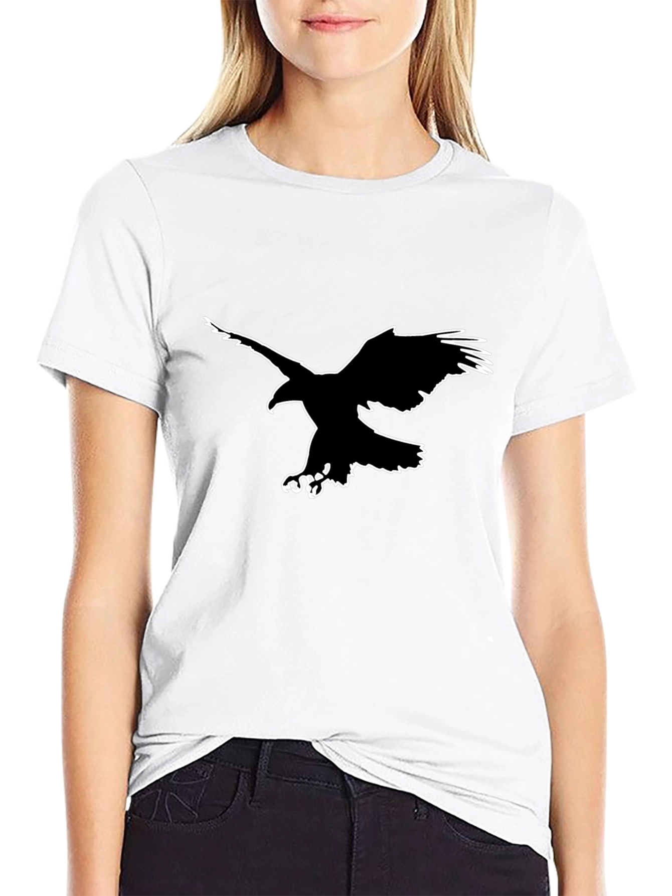 Black Eagle Outline T-Shirt