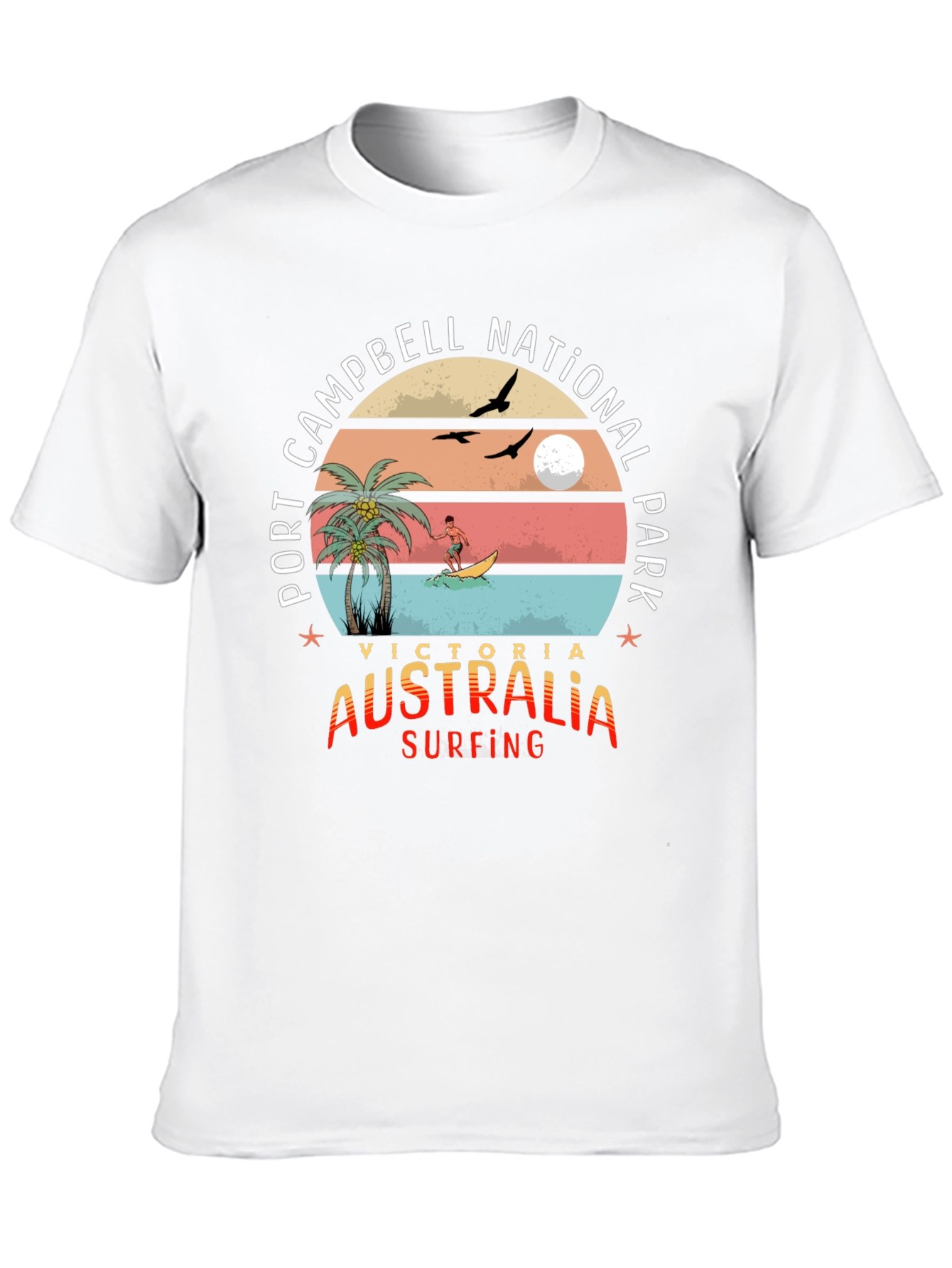 Port Campbell National Park Surfing T-Shirt