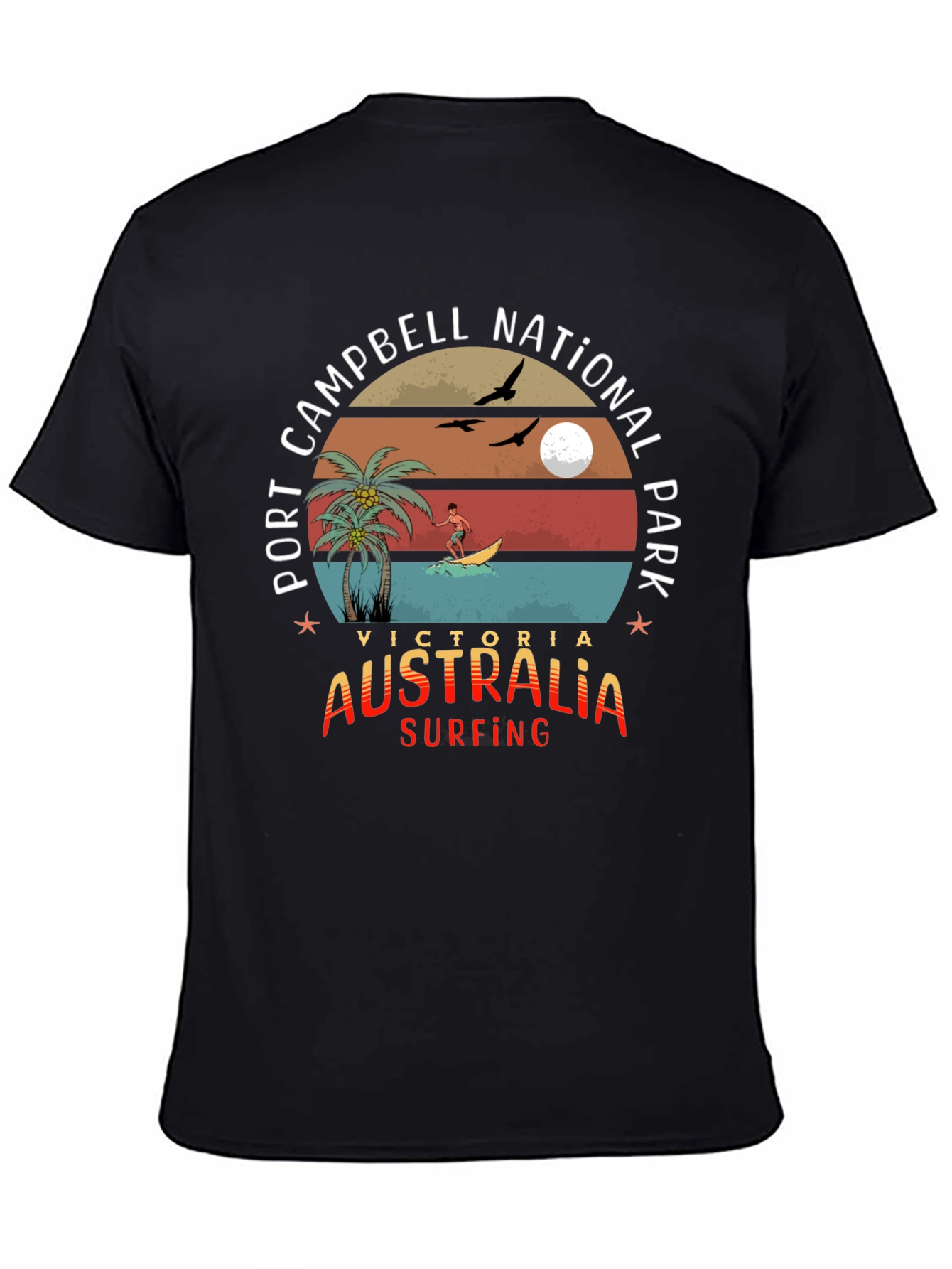 Port Campbell National Park Surfing T-Shirt