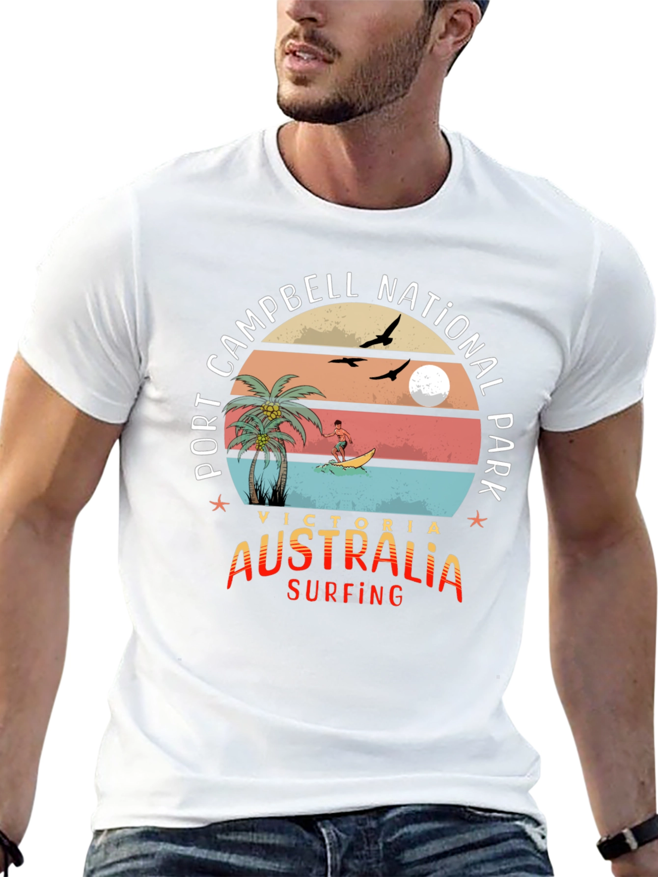 Port Campbell National Park Surfing T-Shirt