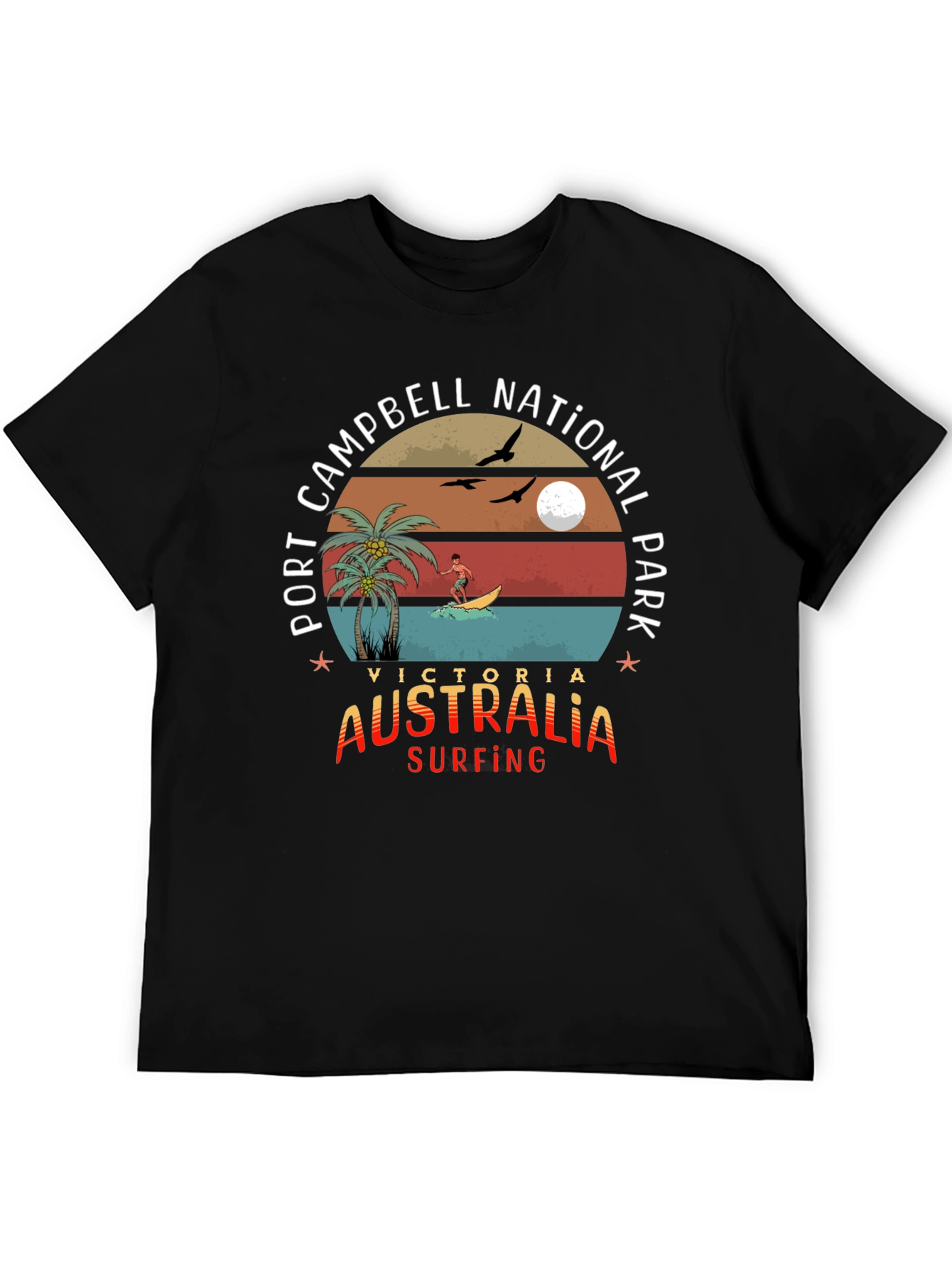 Port Campbell National Park Surfing T-Shirt