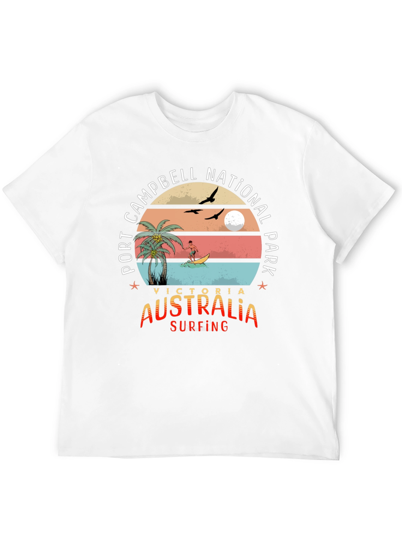 Port Campbell National Park Surfing T-Shirt