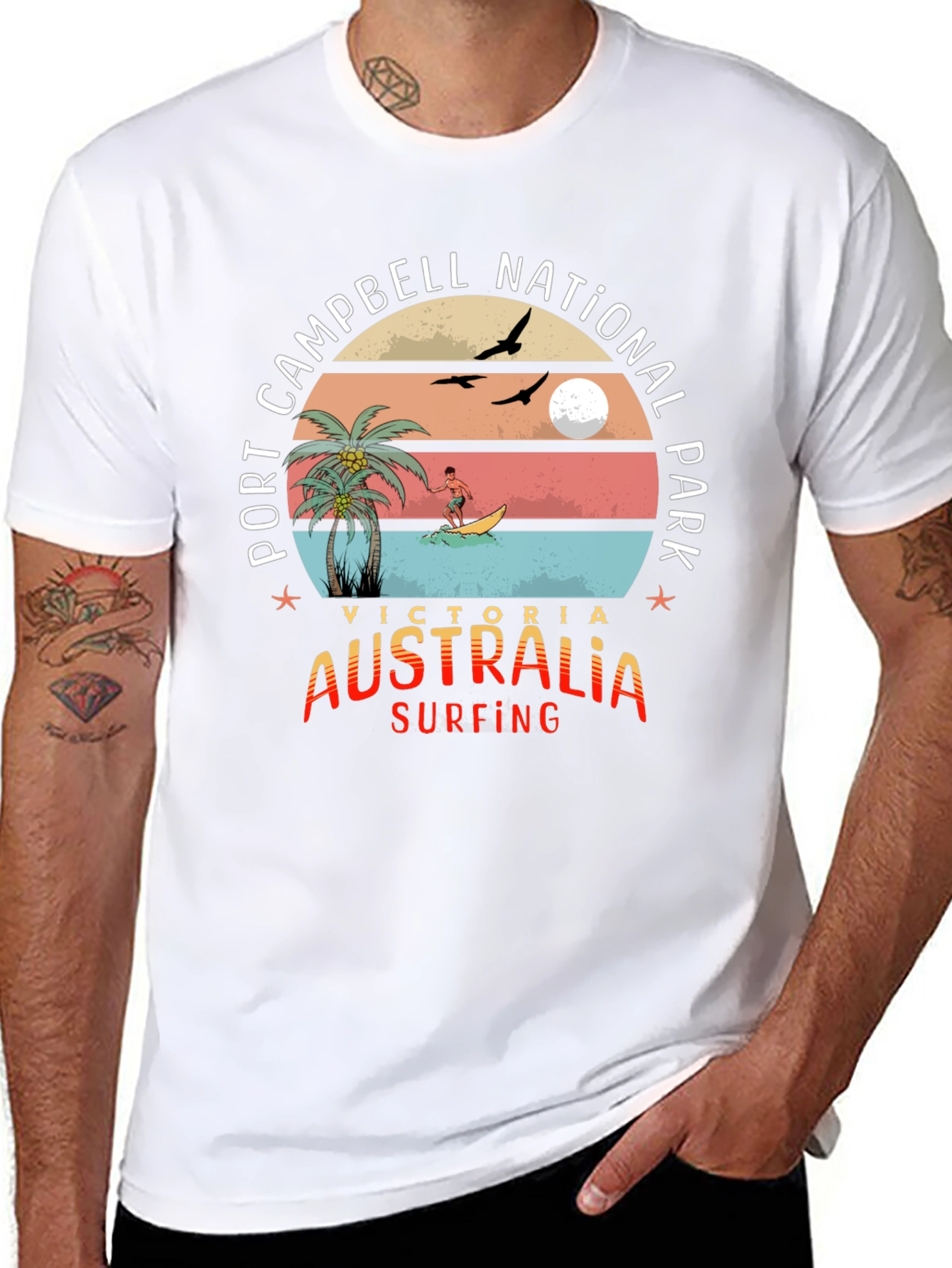 Port Campbell National Park Surfing T-Shirt