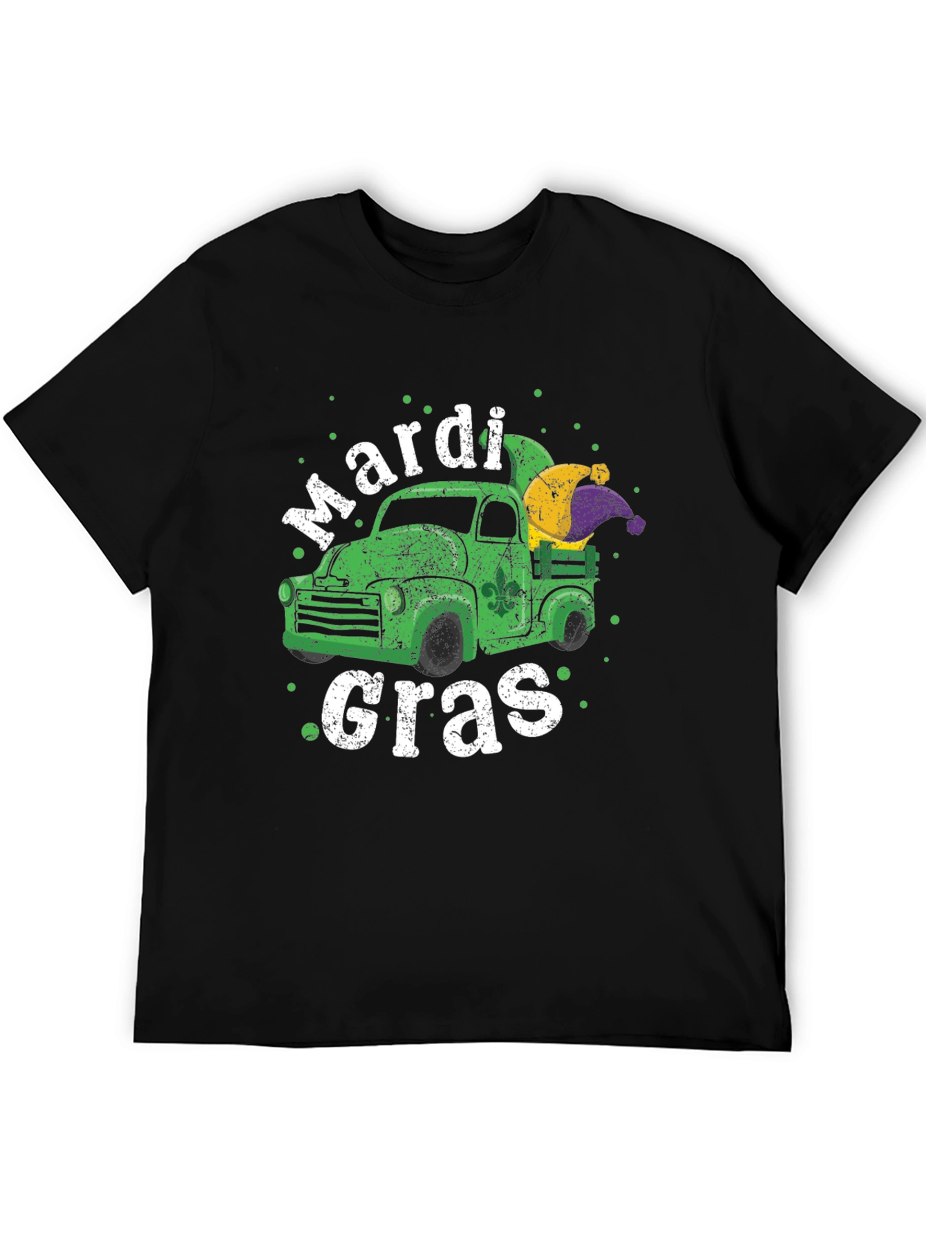 Mardi Gras Truck T-Shirt - Festive Design