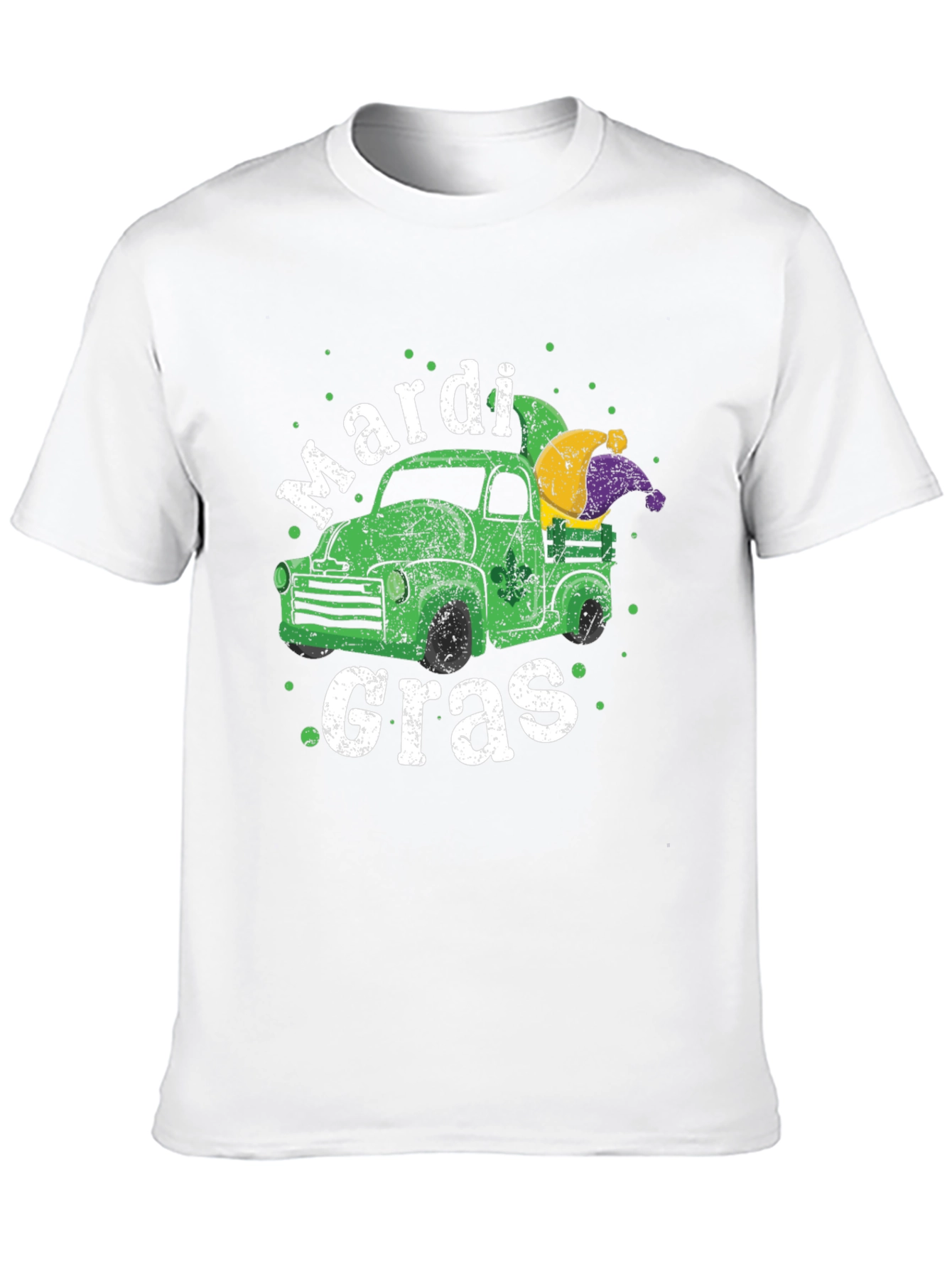 Mardi Gras Truck T-Shirt - Festive Design