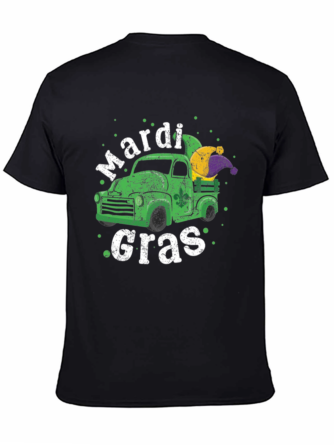 Mardi Gras Truck T-Shirt - Festive Design
