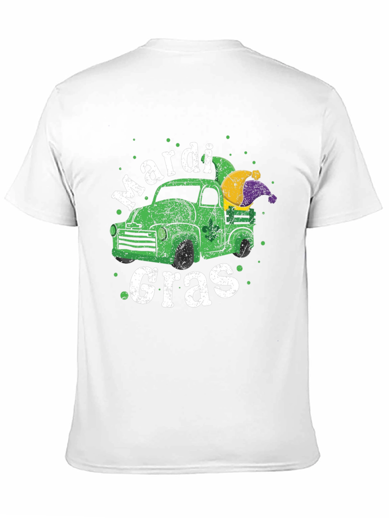 Mardi Gras Truck T-Shirt - Festive Design