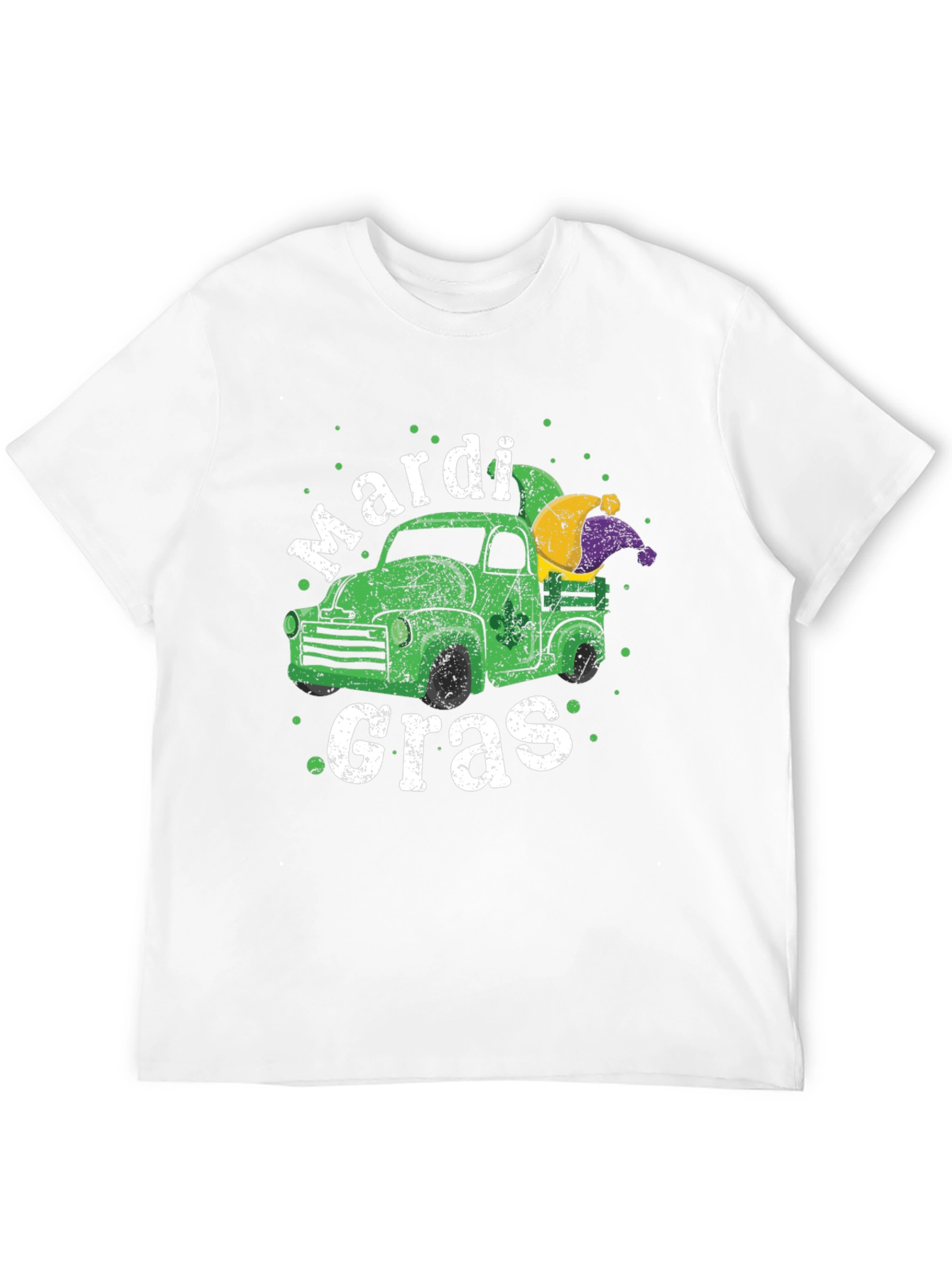 Mardi Gras Truck T-Shirt - Festive Design