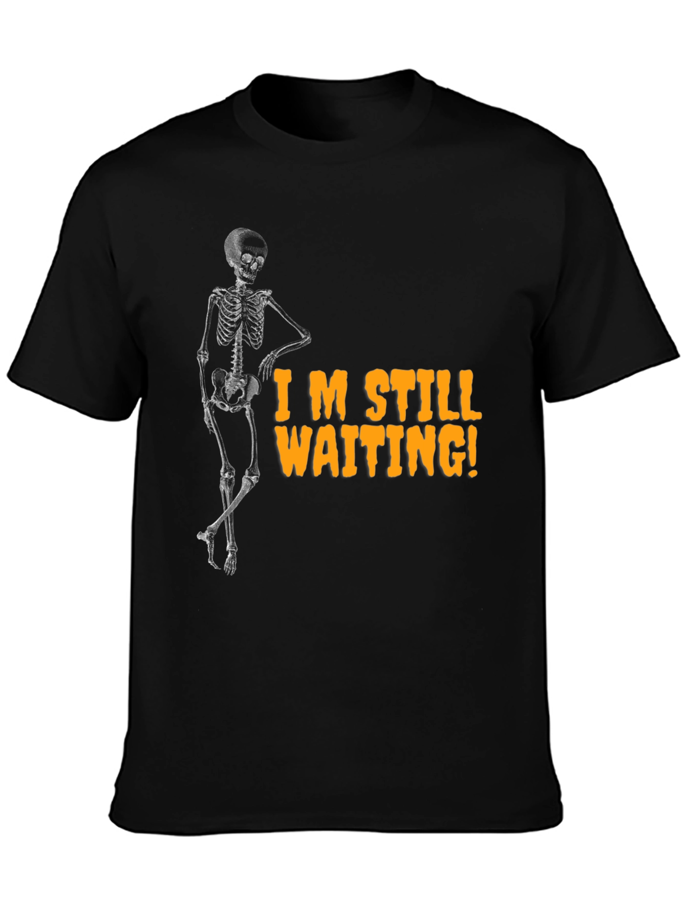 Im Still Waiting Skeleton Graphic Tee