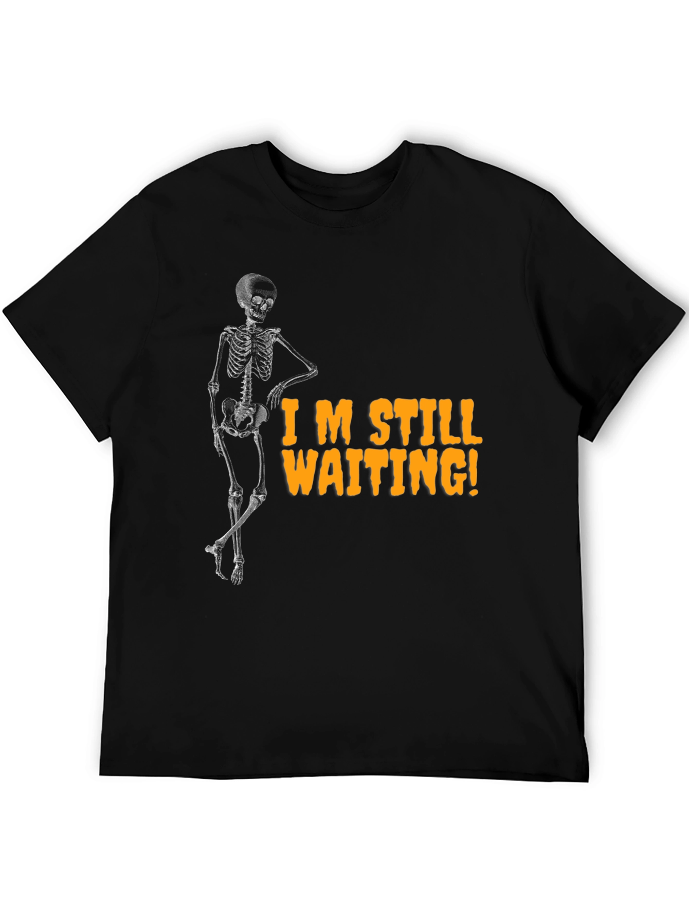 Im Still Waiting Skeleton Graphic Tee