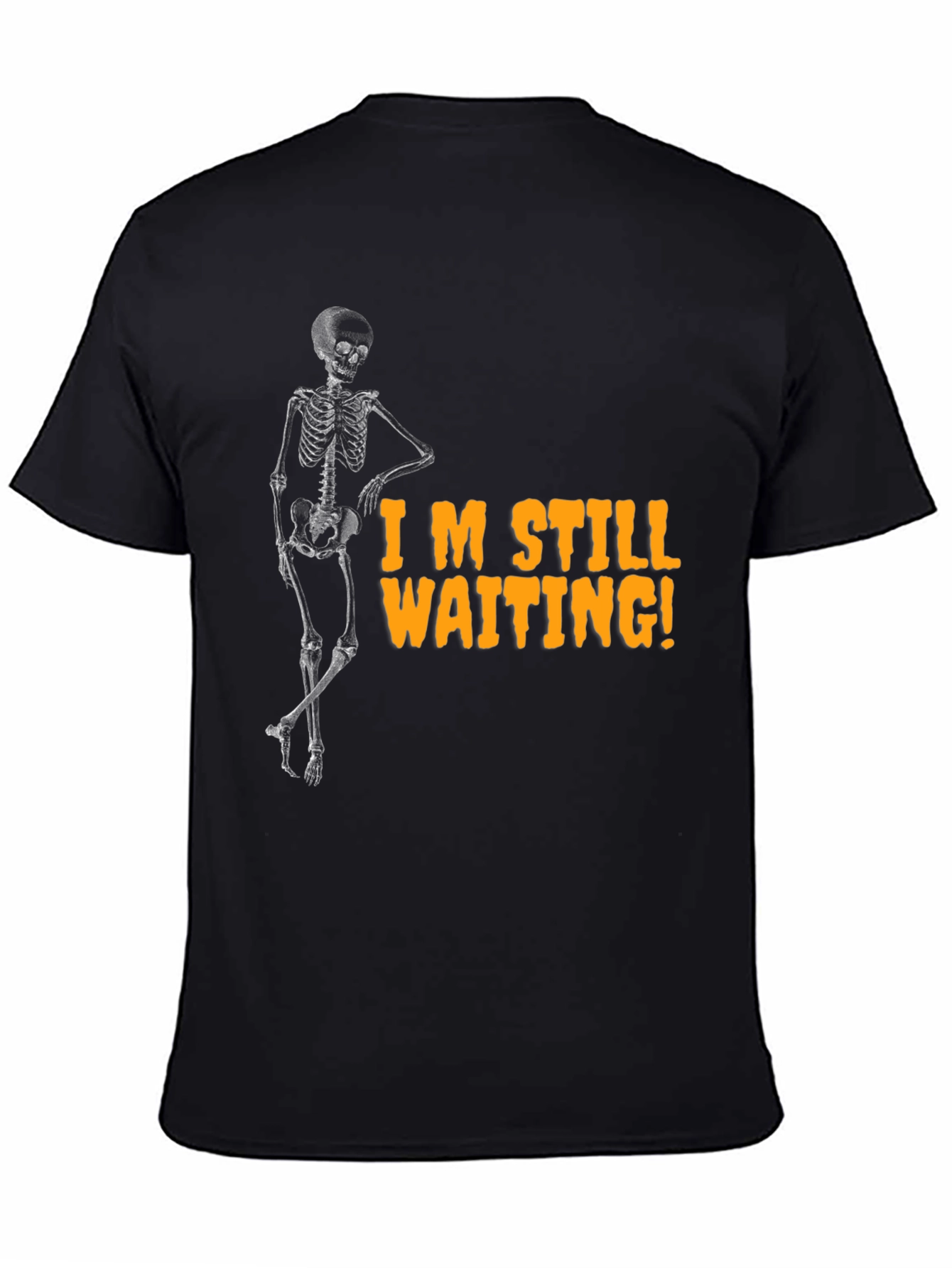 Im Still Waiting Skeleton Graphic Tee
