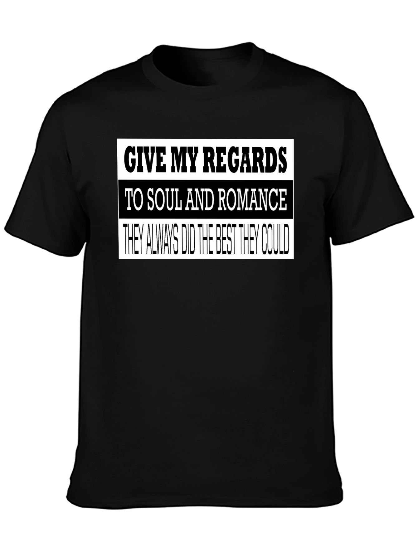 Soul & Romance Graphic Tee - Black T-Shirt