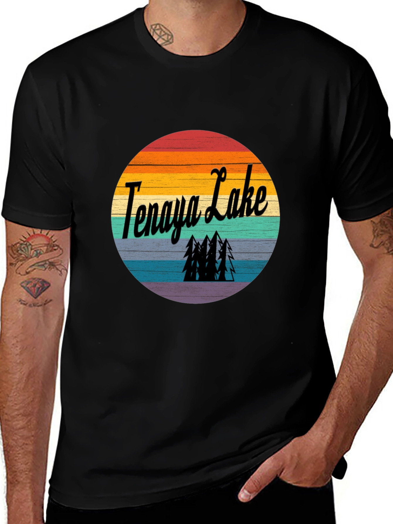 Tenaya Lake Graphic Tee - Retro Style