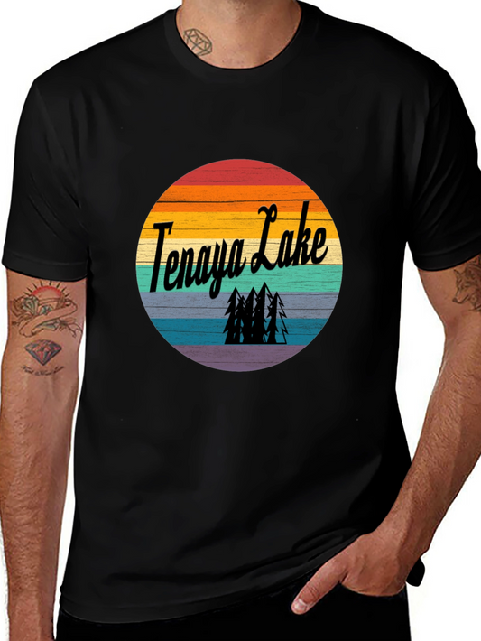 Tenaya Lake Graphic Tee - Retro Style