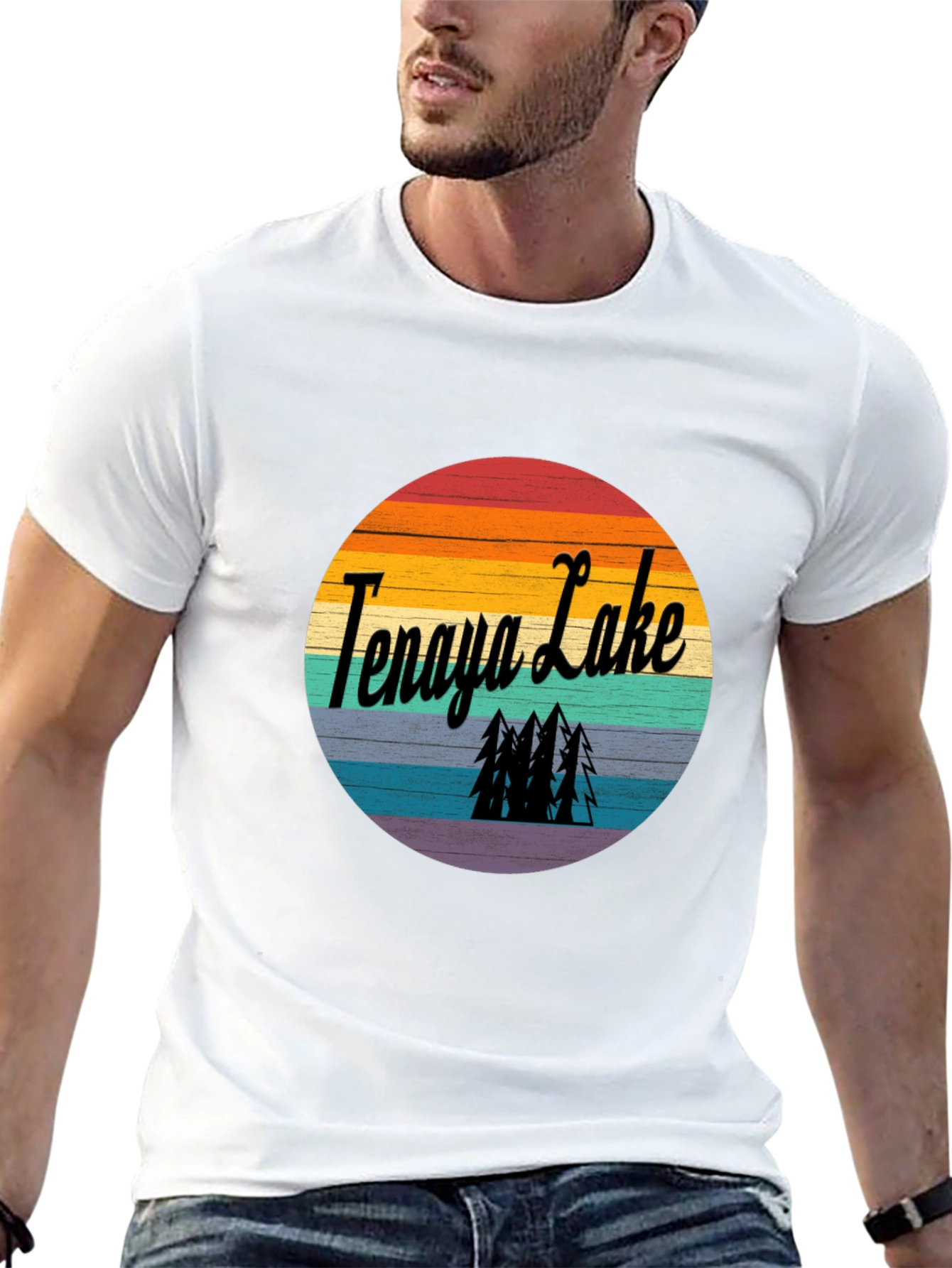 Tenaya Lake Graphic Tee - Retro Style