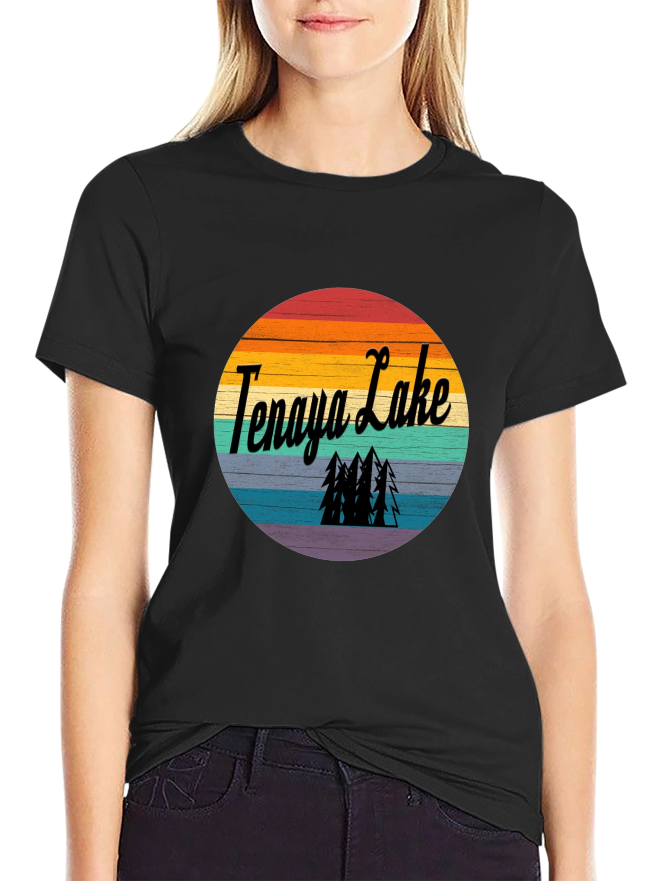 Tenaya Lake Graphic Tee - Retro Style