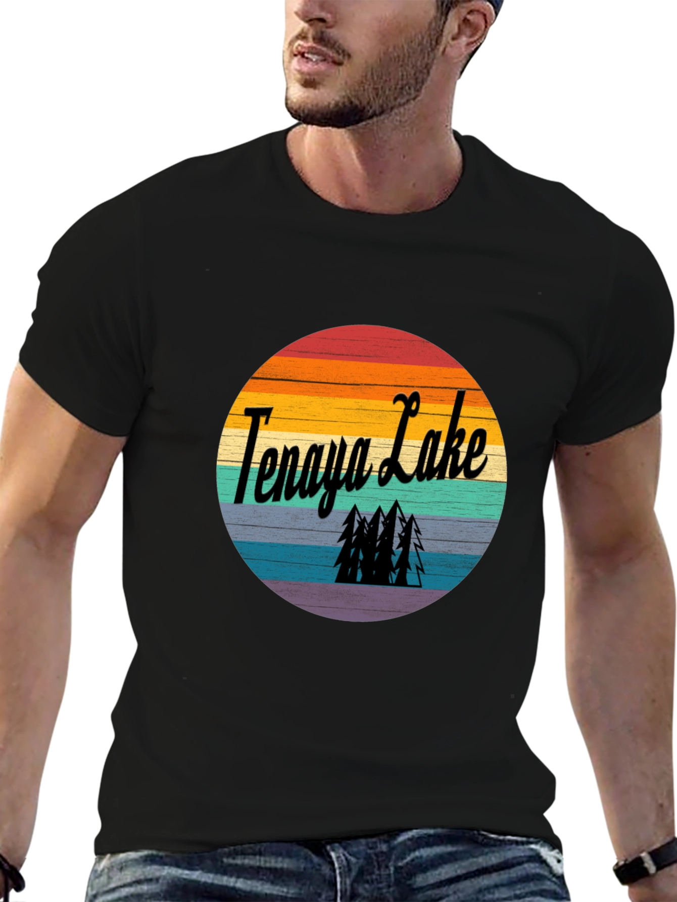 Tenaya Lake Graphic Tee - Retro Style