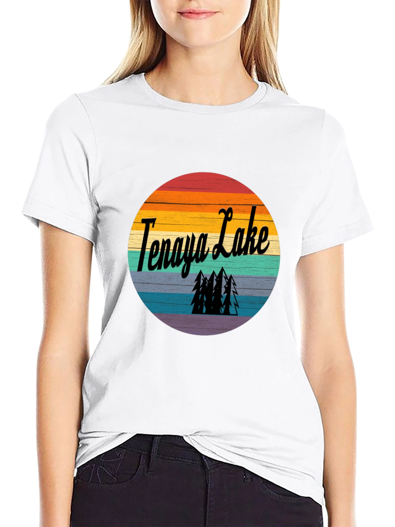 Tenaya Lake Graphic Tee - Retro Style