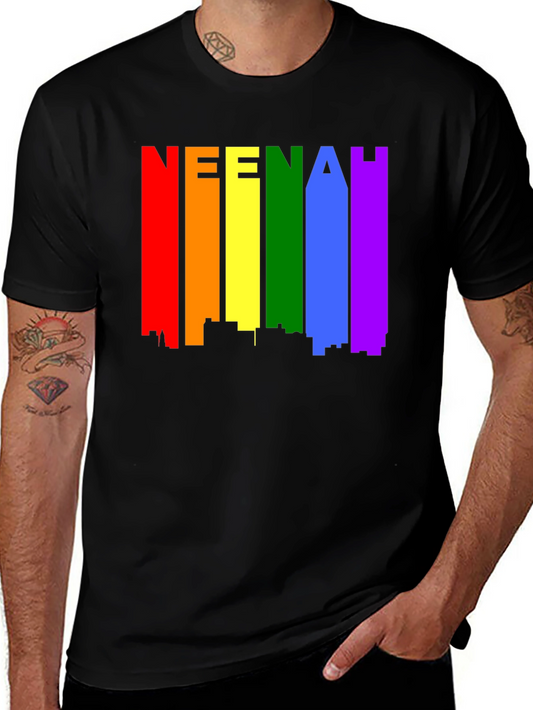 Rainbow Neenah T-Shirt Pride Cityscape