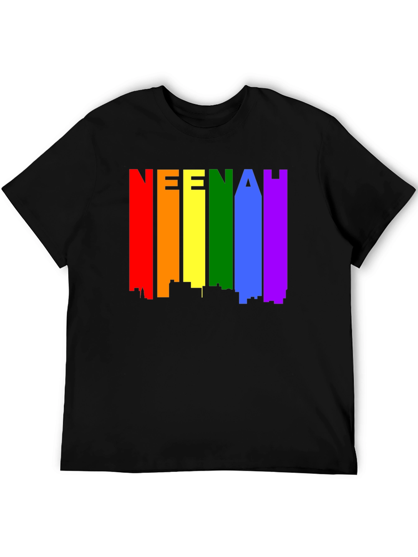 Rainbow Neenah T-Shirt Pride Cityscape