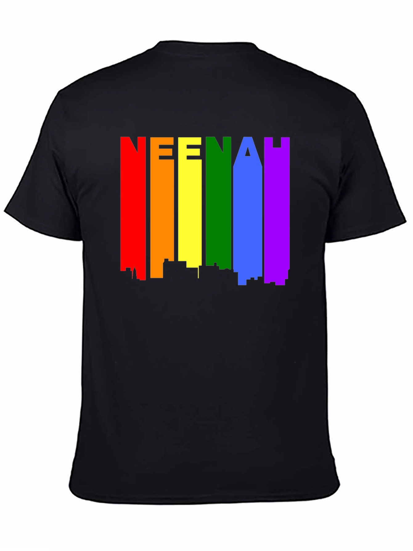 Rainbow Neenah T-Shirt Pride Cityscape