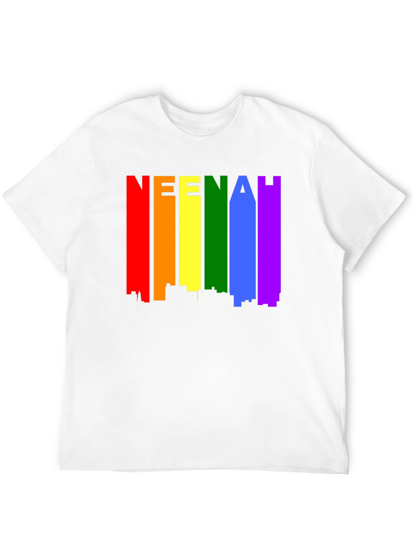 Rainbow Neenah T-Shirt Pride Cityscape
