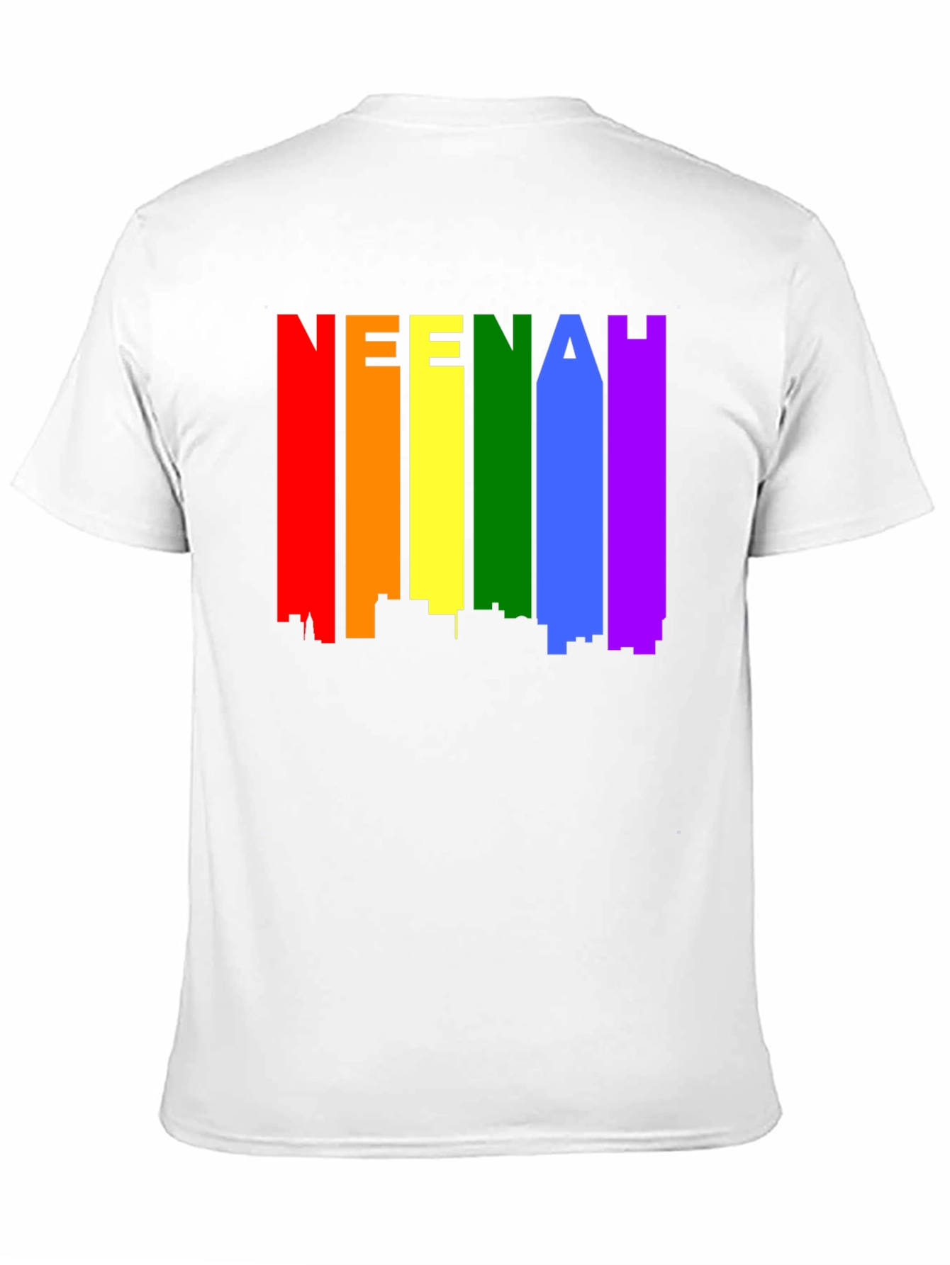 Rainbow Neenah T-Shirt Pride Cityscape